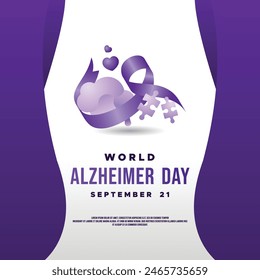 World Alzheimer Day vector illustration