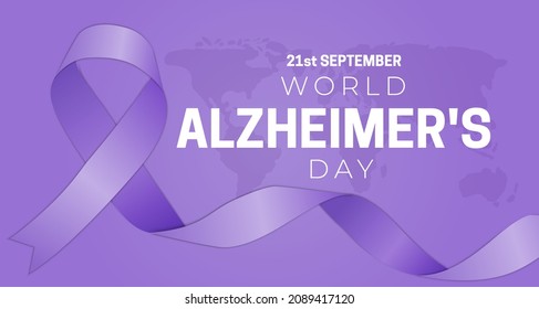 World Alzheimer's Day Background Illustration