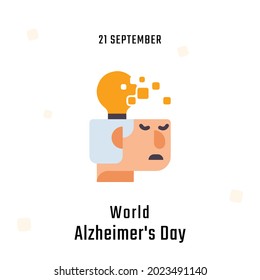 
 World Alzheimer's Day, Vector illustration design.