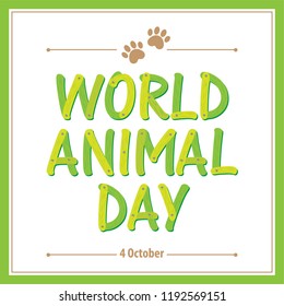 World Animal Day
