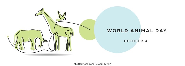 World Animal Day, held on 4 October.