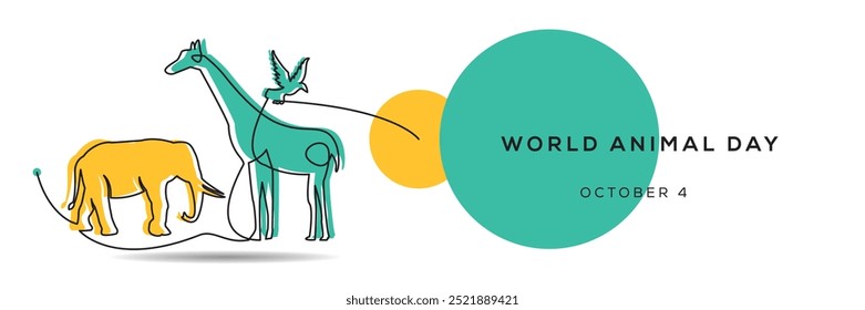 World Animal Day, held on 4 October.