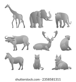 World Animal Day vector collection