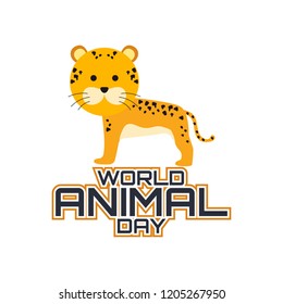 World Animal Day. Vector Illustration