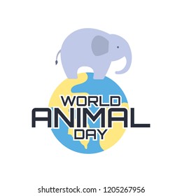World Animal Day. Vector Illustration