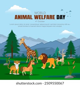 World Animal Welfare Day is an annual global observance dedicated to raising awareness about the well-being and rights of animals.