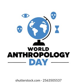 World anthropology day Background Template design for Poster or Banner