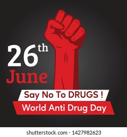 World Anti Drug Day Vector HD