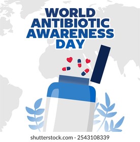 World Antibiotic Awareness Week with antibiotics