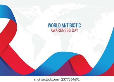 World Antibiotic Awareness Week background. Vector illustration.