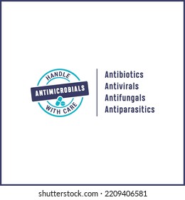 World Antimicrobials Awareness Week Vector Logo Stock Vector (Royalty ...