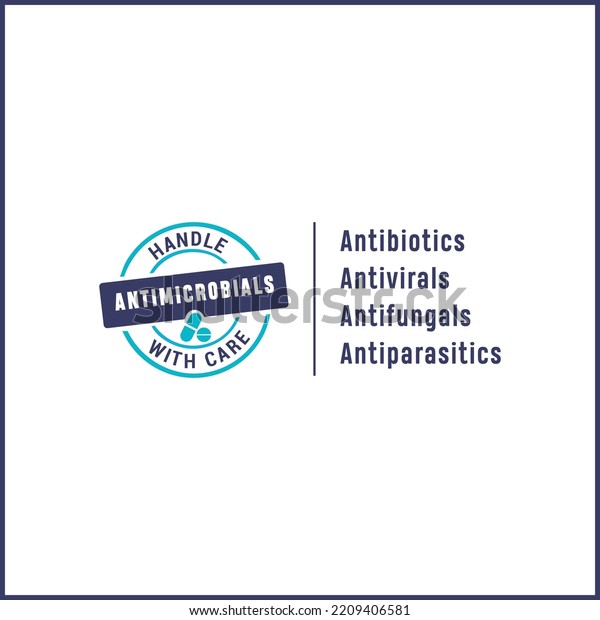 World Antimicrobials Awareness Week Vector Logo Stock Vector (Royalty ...