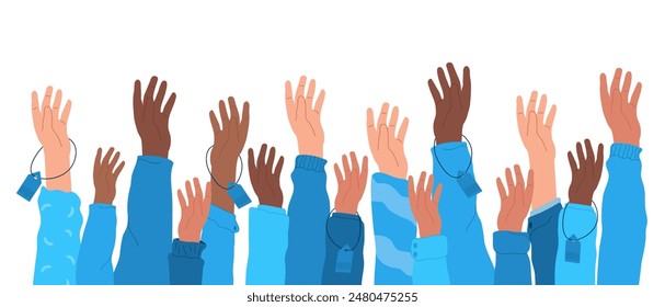 World Anti-Trafficking Day banner. Vector template for banner, greeting card, poster.