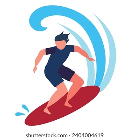 world aquatic championship surf illustration