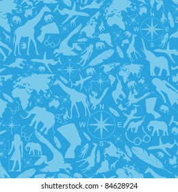 THE WORLD AROUND WE (EARTH TEXTURE COMPOSITION) background