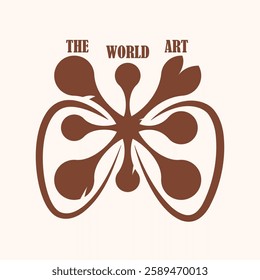 The world art a t-shirt design.