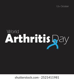 World Arthritis Day 12th October Vector Illustration
