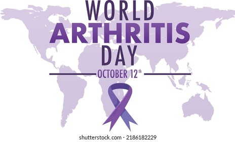 World Arthritis Day Poster Design illustration