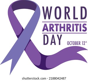 World Arthritis Day Poster Design illustration