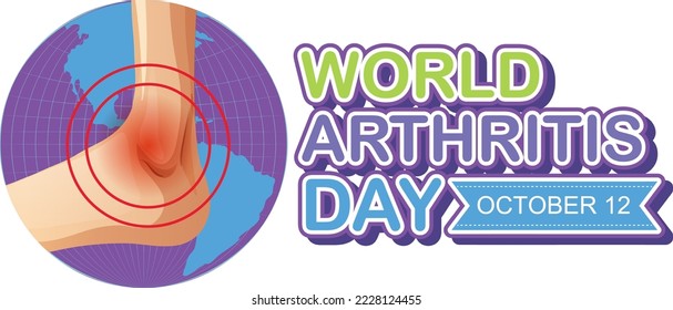 World Arthritis Day Poster Design illustration