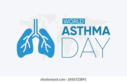 world asthma day, world asthma day awareness month, world asthma day theme, world asthma day vector