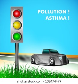 World Asthma Day Background.