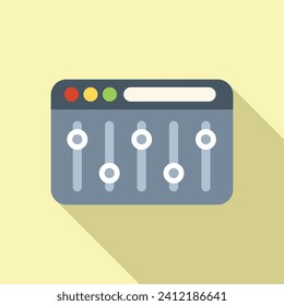 Welt anhängen Filter-Suche Symbol flach Vektorgrafik. Home-Download-Geschäft. Online nachziehen
