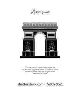 Atracciones mundiales. Arco de Triunfo en París