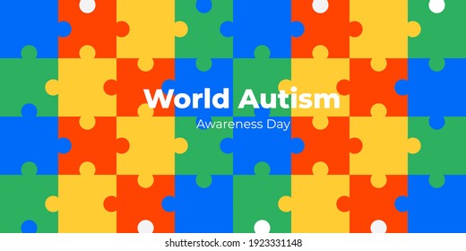 World Autism awareness day background. Can be used for banners, backgrounds, badge, icon, medical posters, brochures, print and health care awareness campaign for autism. vector illustration