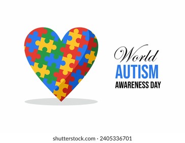 World autism awareness day campaign svg