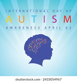 World autism awareness day. colorful puzzles vector background. Symbol of autism. Medical flat illustration. Health care ,banner or poster of World autism awareness day.	