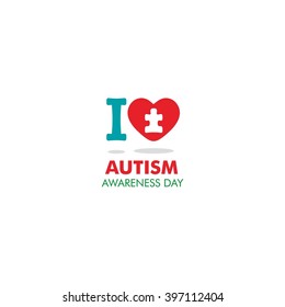 World Autism Awareness Day Logo Design Stock Vector (Royalty Free ...