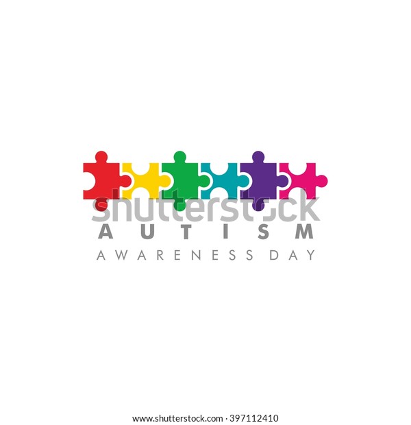 World Autism Awareness Day Logo Design Stock Vector (Royalty Free ...