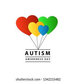 World Autism Awareness Day on 2nd April Concept Vector Illustration Use For Greeting Card, Wallpaper, Background, Banner, Poster And Landing Page Website