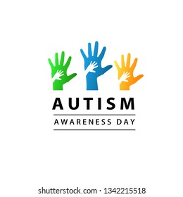 World Autism Awareness Day on 2nd April Concept Vector Illustration Use For Greeting Card, Wallpaper, Background, Banner, Poster And Landing Page Website