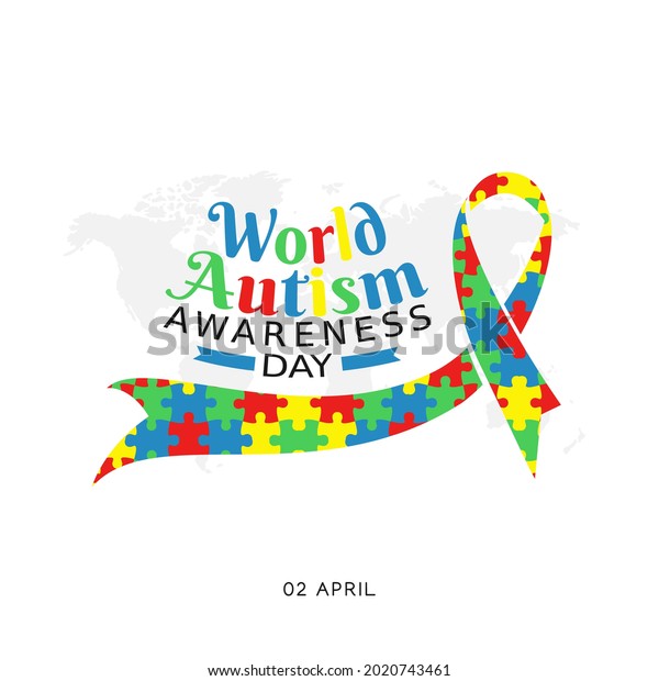 World Autism Awareness Day. Suitable for greeting\
card, Poster and Banner