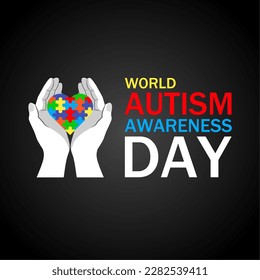 World Autism Awareness Day theme template. Vector illustration. Suitable for Poster, Banners, campaign and greeting card.
