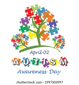 World Autism Awareness Day Vector Illustration
