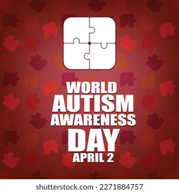 World Autism Awareness Day Vector design Poster