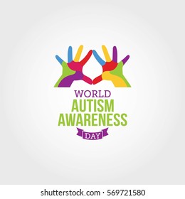 World Autism Awareness Day Vector Illustration. Suitable for Greeting Card, Poster and Banner