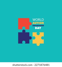 WORLD AUTISM AWARNESS DAY POSTER DESIGN