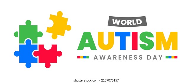 world autism day background. 2 April world autism awareness day background 2022.  world autism day background design