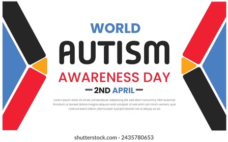 World Autism day, Empowering Individuals with Autism, World Autism Awareness Day. April 22. 