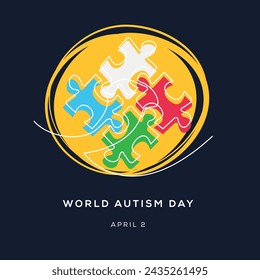 World Autism Day, held on 2 April.