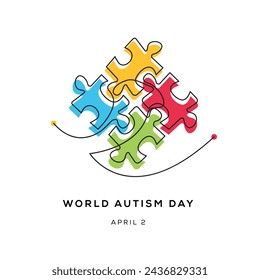 World Autism Day, held on 2 April.