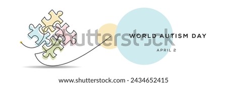 World Autism Day, held on 2 April.
