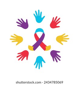 world autism day isolated illustration