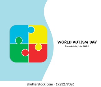 World Autism Day Simple Vector