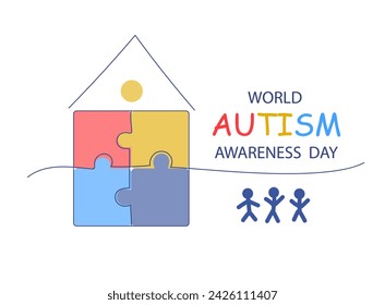 World awareness day background  design  celebrating poster modern flat vector illustration.