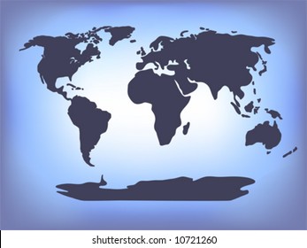 World background is hand drawn artwork.